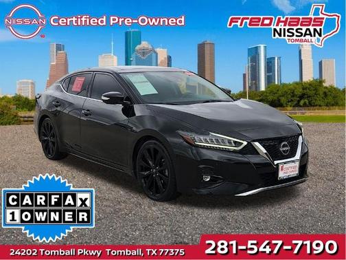 Black 2023 Nissan Maxima Platinum