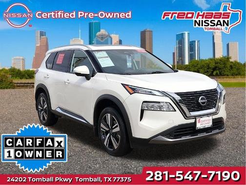 White 2023 Nissan Rogue SL