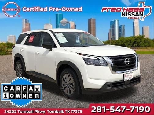 Glacier White 2025 Nissan Pathfinder S