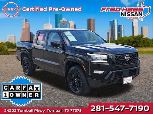 Black 2023 Nissan Frontier SV
