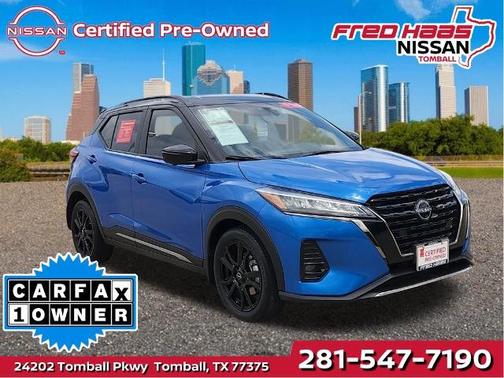 2tblublkroof 2024 Nissan Kicks SR