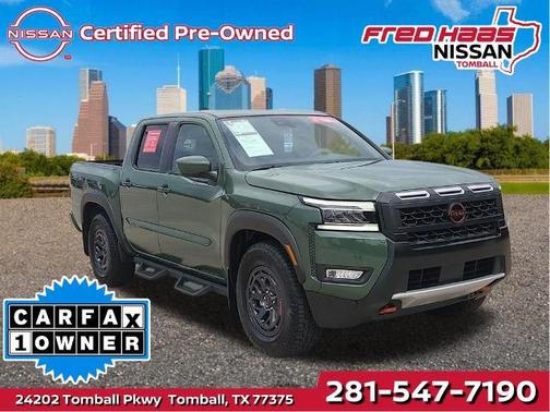Tactical Green Metallic 2025 Nissan Frontier PRO-X