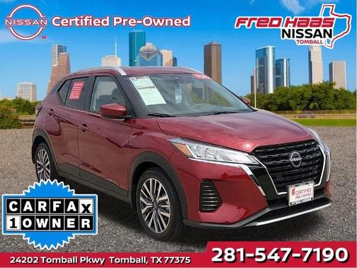 Scarlet Ember 2024 Nissan Kicks SV