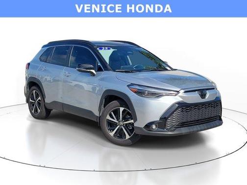 Jet Black 2025 Toyota Corolla Cross Hybrid S
