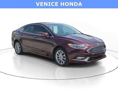 Burgundy 2017 Ford Fusion SE