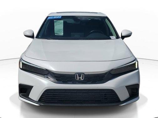 Platinum White Pearl 2023 Honda Civic EX-L