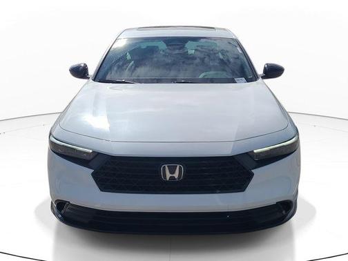 Platinum White Pearl 2026 Honda Accord Hybrid Sport-L