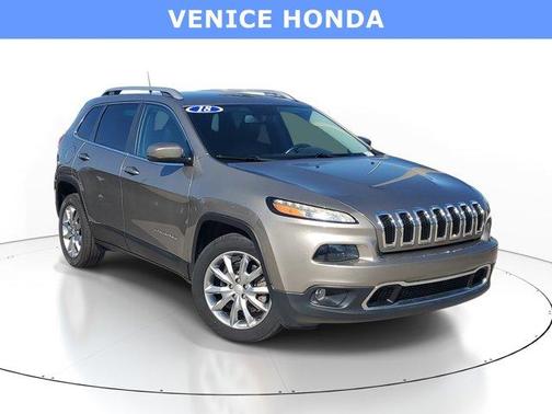 Light Brownstone Pearlcoat 2018 Jeep Cherokee Limited