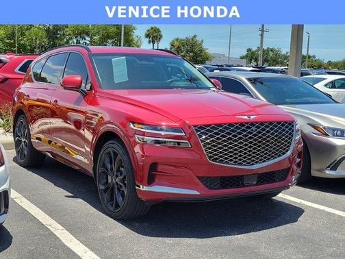 Red 2024 Genesis GV80 PRESTIGE SIGNATURE