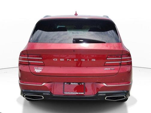Red 2024 Genesis GV80 PRESTIGE SIGNATURE