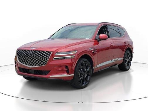 Red 2024 Genesis GV80 PRESTIGE SIGNATURE