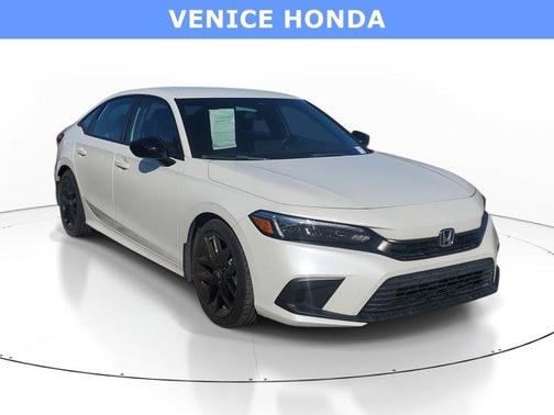 White 2023 Honda Civic Sport