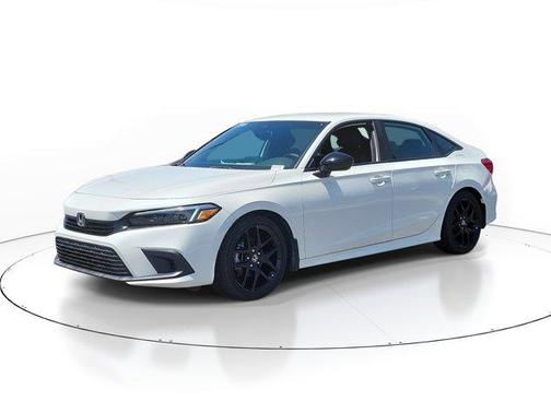 White 2023 Honda Civic Sport