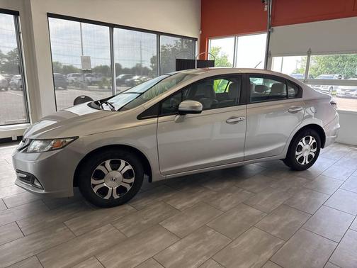 Silver 2015 Honda Civic Hybrid Base