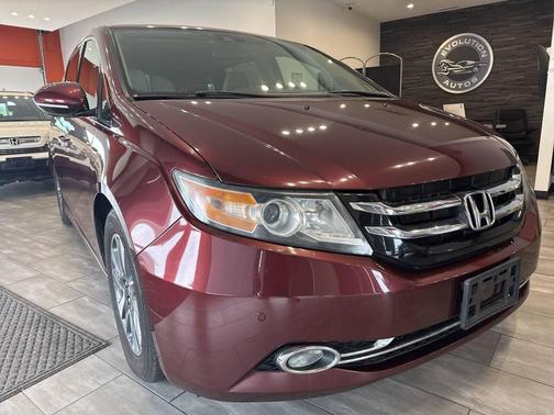 Burgundy 2016 Honda Odyssey Touring Elite