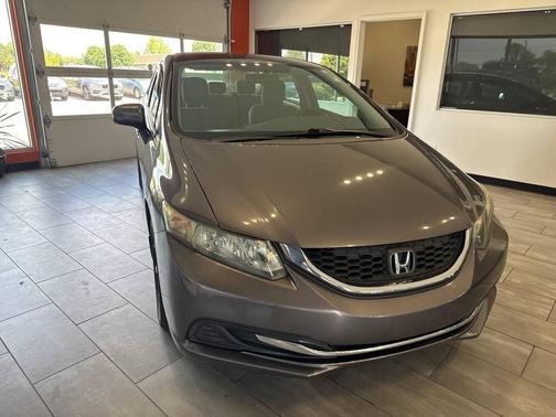 Gray 2015 Honda Civic LX