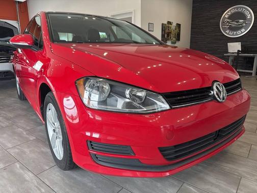 Red 2017 Volkswagen Golf TSI Wolfsburg Edition 4-Door