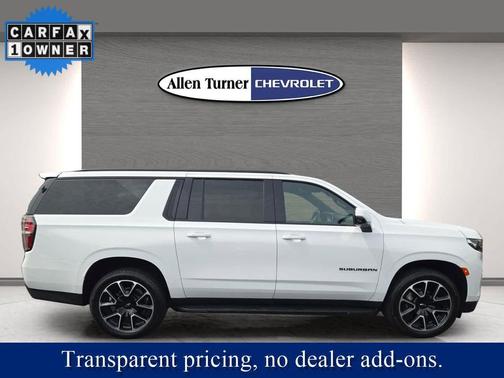 Summit White 2024 Chevrolet Suburban RST