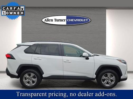 White 2022 Toyota RAV4 XLE