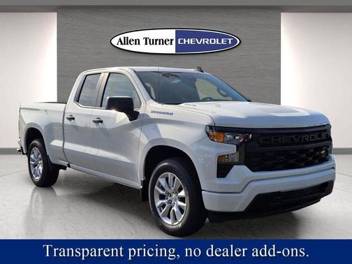 Summit White 2026 Chevrolet Silverado 1500 Custom