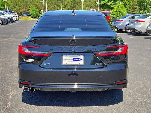 Midnight Black Metallic 2025 Toyota Camry XSE