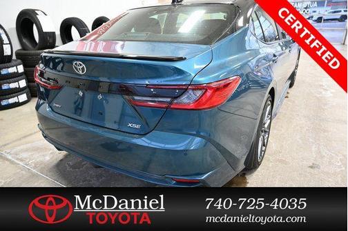 Ocean Gem/Midnight Black Metallic 2025 Toyota Camry XSE