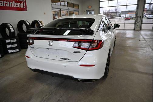 Platinum White Pearl 2023 Honda Civic Sport Touring