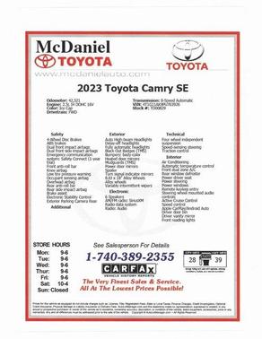 2023 Toyota Camry SE