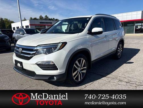 White Diamond Pearl 2018 Honda Pilot Elite
