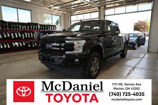 Shadow Black 2018 Ford F-150 Lariat