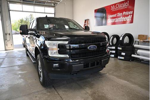Shadow Black 2018 Ford F-150 Lariat