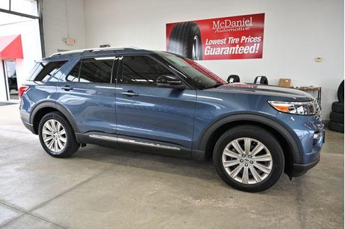 Blue Metallic 2020 Ford Explorer Limited