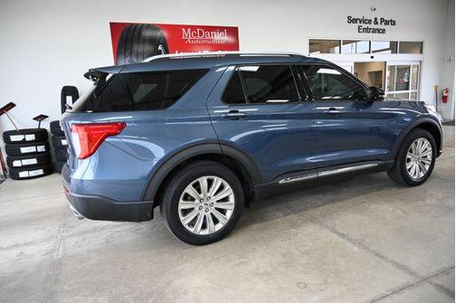Blue Metallic 2020 Ford Explorer Limited