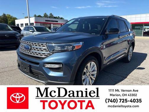 Blue Metallic 2020 Ford Explorer Limited