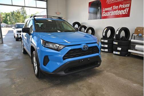 Blue Flame 2020 Toyota RAV4 Hybrid LE