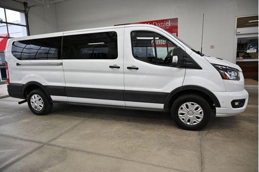 Oxford White 2023 Ford Transit-350 XLT