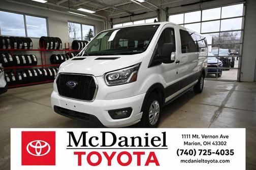 Oxford White 2023 Ford Transit-350 XLT