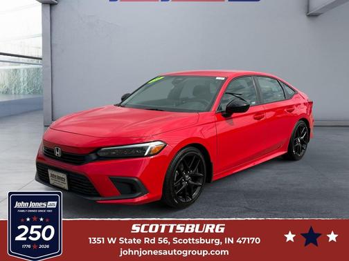 Rallye Red 2023 Honda Civic Sport