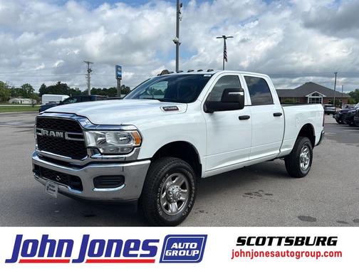 Bright White Clearcoat 2024 RAM 2500 Tradesman Crew Cab 4x4 6'4' Box