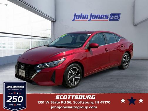 Scarlet Ember Tintcoat 2024 Nissan Sentra SV