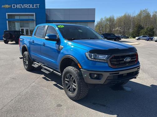 Velocity Blue Metallic 2021 Ford Ranger LARIAT