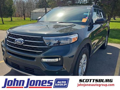 Forged Green Metallic 2023 Ford Explorer XLT