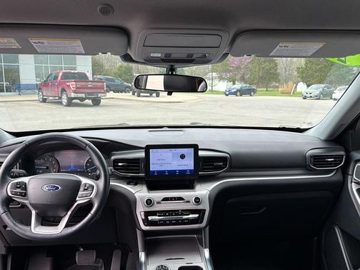 Forged Green Metallic 2023 Ford Explorer XLT