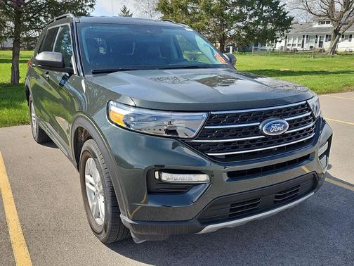 Forged Green Metallic 2023 Ford Explorer XLT