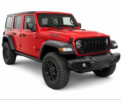 Firecracker Red Clearcoat 2025 Jeep Wrangler 4xe Willys