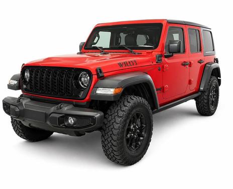 Firecracker Red Clearcoat 2025 Jeep Wrangler 4xe Willys