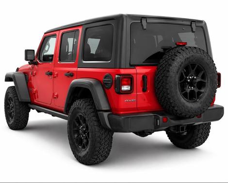 Firecracker Red Clearcoat 2025 Jeep Wrangler 4xe Willys