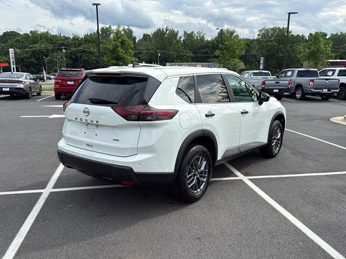 Glacier White 2025 Nissan Rogue S