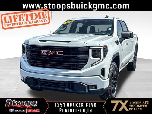 Summit White 2024 GMC Sierra 1500 Elevation