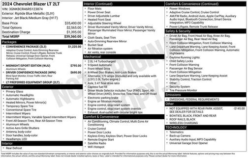 2024 Chevrolet Blazer 2LT